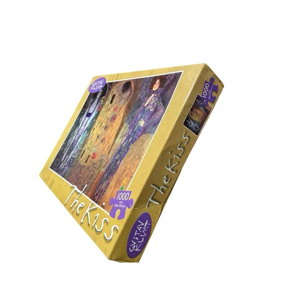 Gustav Klimt The Kiss 1000 Piece Jigsaw Puzzle Sealed Pieces Complete